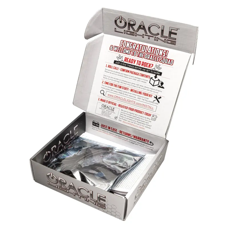 Oracle Lighting Colorshift Triple Halo Headlight Kit – No Controller Required 1