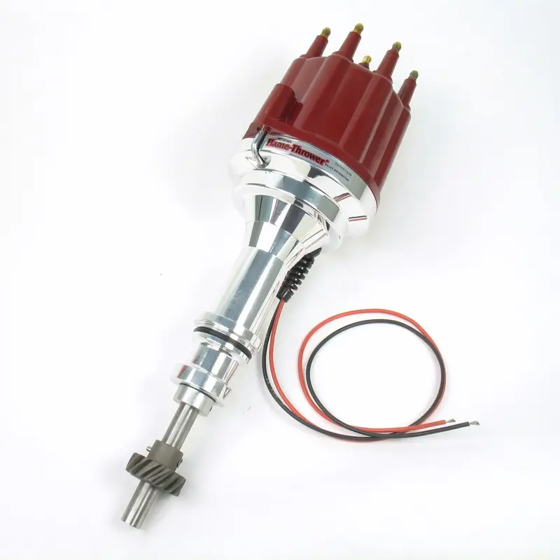 Pertronix D132811 Dist Billet Ford 351C No/Vac Red M Cap 1