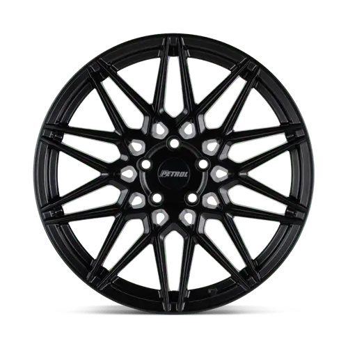 Petrol Pep3C 18X8 Inch Alloy Wheel – 5X120 Bolt Pattern, 35Mm Offset, Semi-Gloss Black 1