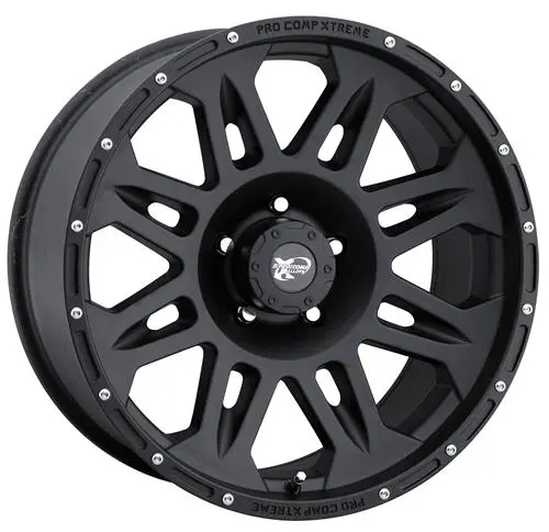 Pro Comp Series 7005 Alloy Wheel – 17X9 Inches, 6X5.5 Bolt Pattern, Flat Black Finish 1