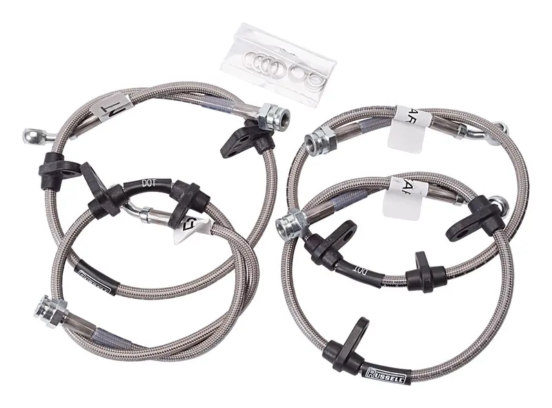 Russell 684550 Street Legal Brake Line Assembly; 4 Lines Per Kit; 1