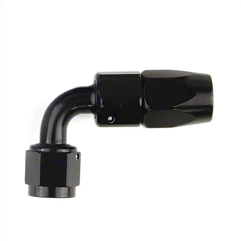 Speedfx 511690Bk Swivel Fitting – -16An, 90-Degree, Anodized Black Aluminum For Hydraulic Or Fuel Lines 1