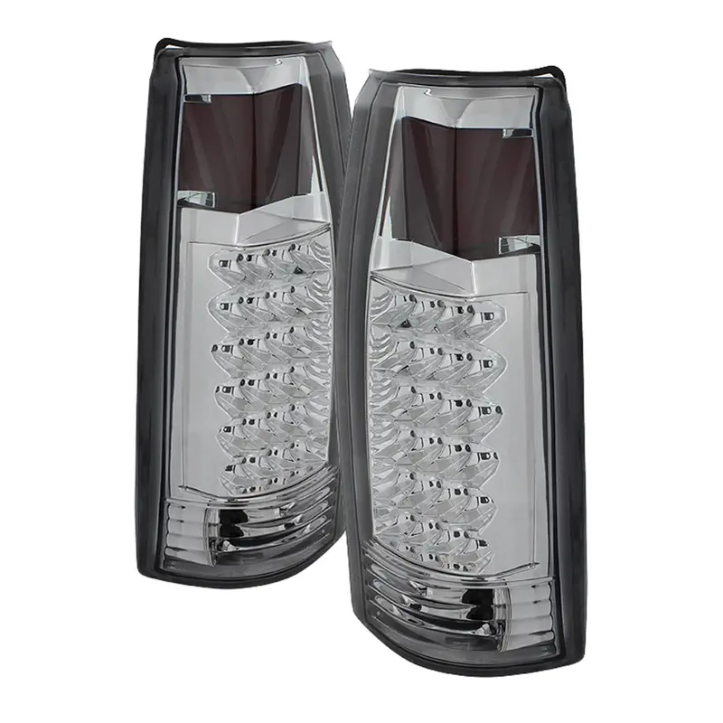 Spyder Auto 9022432 Xtune Led Tail Lights – Chrome Housing & Clear Lens 1