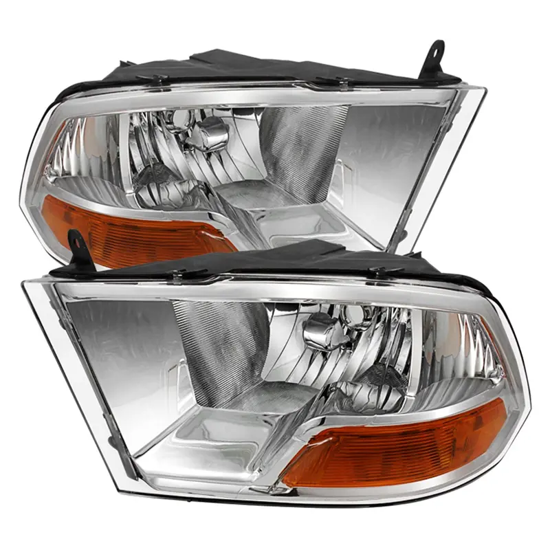 Spyder Auto Xtune Crystal Headlights – Chrome Non-Quad Design 1