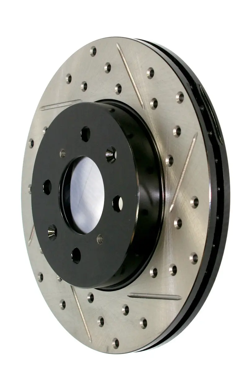 Stoptech 127.61032R Drilled And Slotted Rear Right Brake Rotor – Sport-Tuned 1
