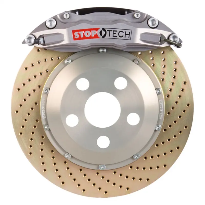 Stoptech 83.107.0043.R4 Trophy Sport Rear Big Brake Kit – Two-Piece Rotor System 1