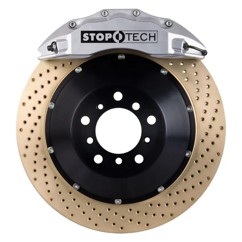 Stoptech Big Brake Kit – Two-Piece Front Rotors For Improved Stopping Power And Heat Dissipation 1