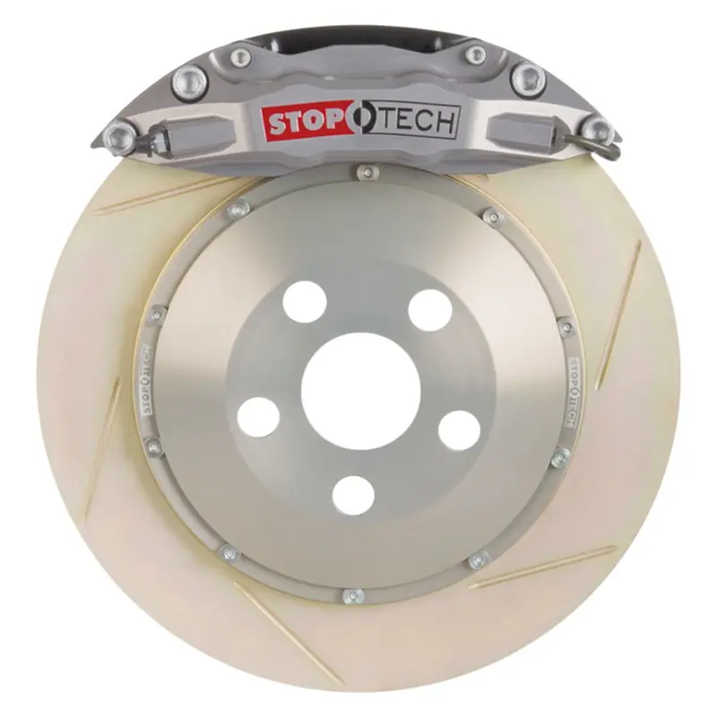 Stoptech Trophy Sport Big Brake Kit – Front Two-Piece Drilled & Slotted Rotors 1