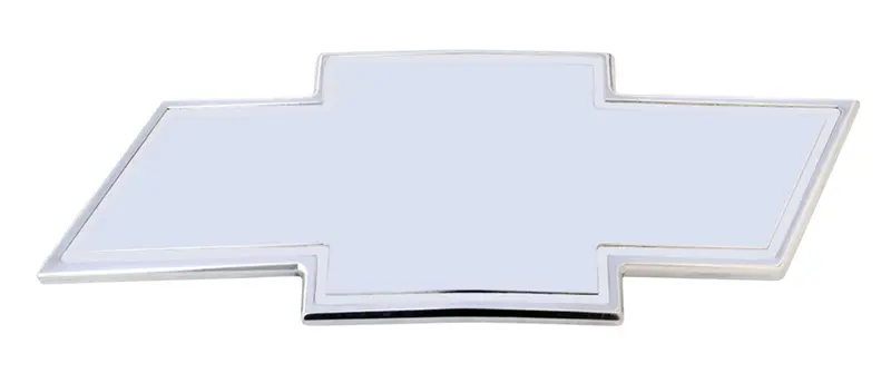 T-Rex Billet Aluminum Bowtie Emblem – Polished Finish With Decorative Border 1