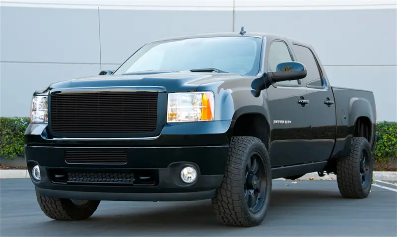 T-Rex Grilles 20205B Billet Aluminum Horizontal Overlay Grille – Black Finish 1