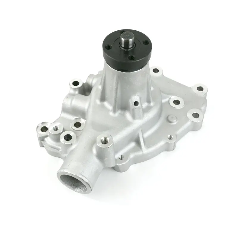 Top Street Performance Hc8049 Aluminum Mechanical Water Pump – Satin Finish, Power Steering Outlet, Fits Small-Block Ford (289/302/351W) 1