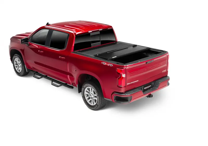 Undercover Ax12003 Hard Folding Tonneau Cover – Fits 15.2–22 Foot Beds, 6.2-Foot Length, Color-Matched 2