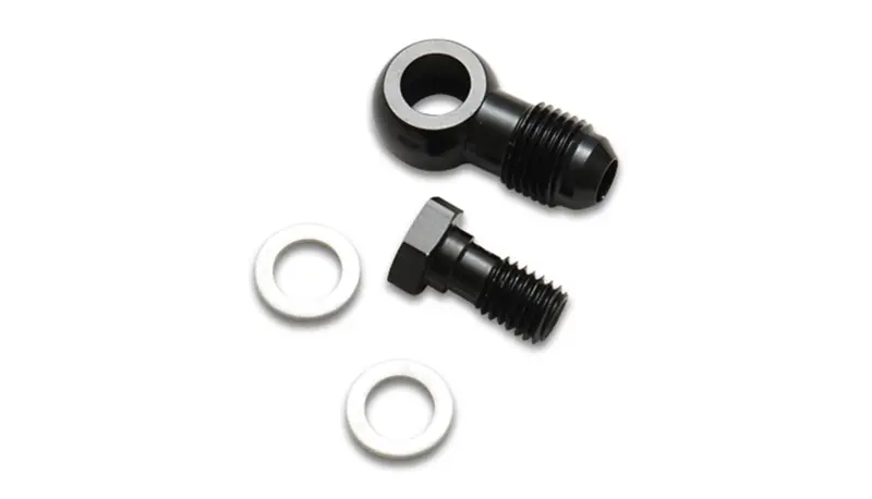 Vibrant Performance 11536 Single-Male Banjo Adapter – -8An Banjo Size, M10X1.25 Bolt Thread 1