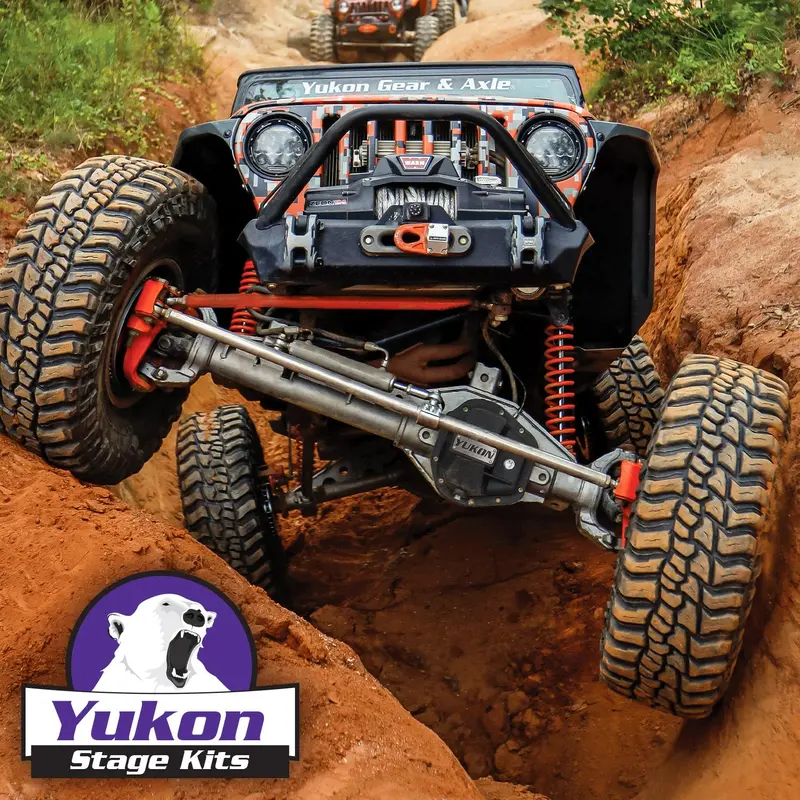 Yukon Gear Stage 4 Re-Gear Kit – Front & Rear Differential Upgrade With Axle Covers And Shafts 2