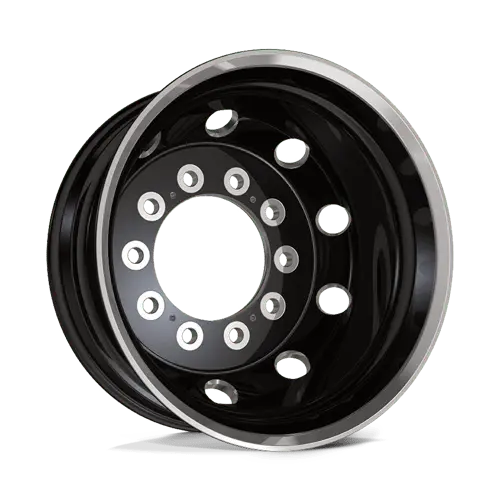 Atx Ao4042214010902H 22.5X14 Off-Road Wheel – 10-Lug, -165Mm Offset, Black Polished 1