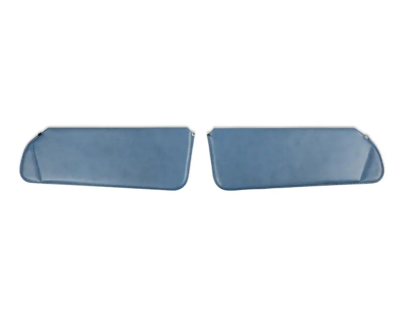 Holley 05-346 Classic Truck Sunvisor Pair – Foam-Backed Vinyl (Blue) 1